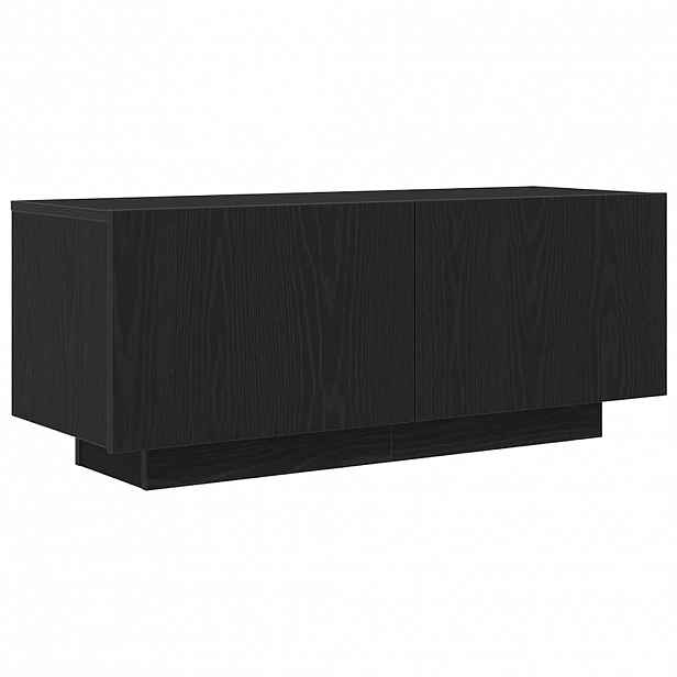 vidaXL Televizní skříň 100 x 35 x 40 cm Černý dub Kompozitní dřevo