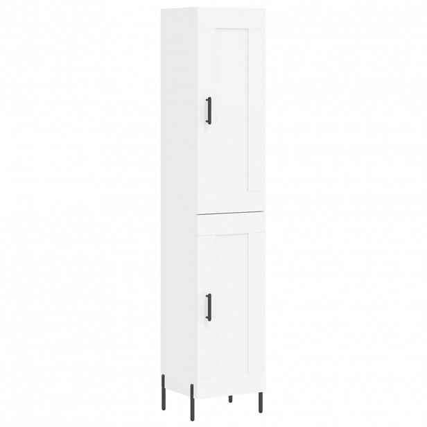 vidaXL Skříň highboard bílá 34,5 x 34 x 180 cm kompozitní dřevo