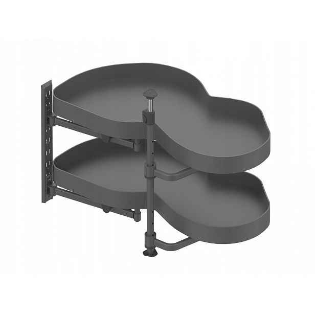 Noma Corner Optima 800/450 pravý kov/mdf grafit TE44.0002.01.924