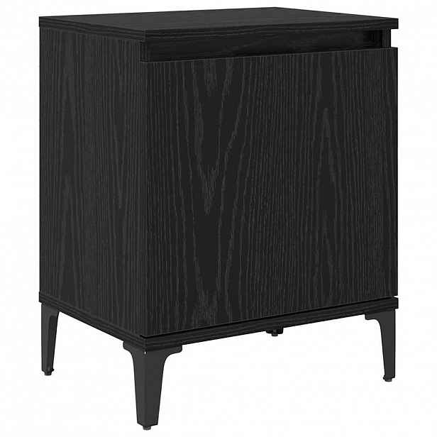 vidaXL Noční skříňka Černý dub 40 x 30 x 50 cm Kompozitní dřevo