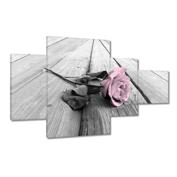 Obrazy 130x80 Pudrová růžová Old pink Rose