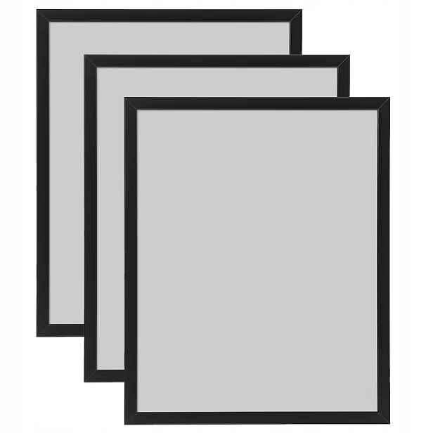 Ikea Fiskbo Rámeček Na Fotografie Černý 40X50 CM 3 Ks