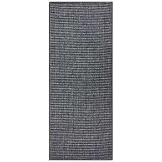 Kusový koberec Bouclé 104435 Anthracite, 80x150, šedá, chodba / předsíň, BT Carpet