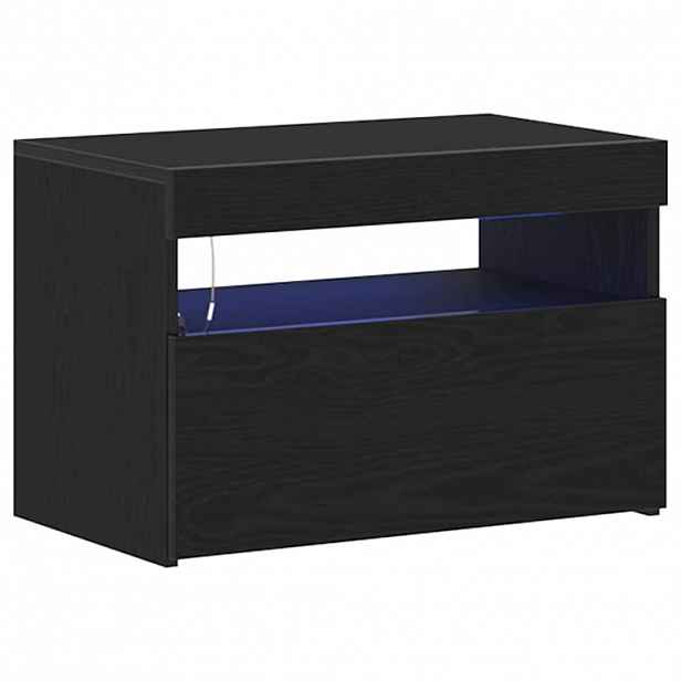 vidaXL Noční skříňka Černý dub 60 x 35 x 40 cm Kompozitní dřevo