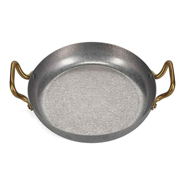 Servírovací kovový talíř ve stříbrné barvě ø 24 cm Serve – BonBistro