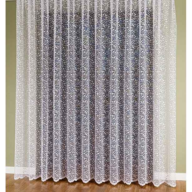 Czesława vzor 007576 vel. 400 x 250 cm záclona, rovná (s lemováním)