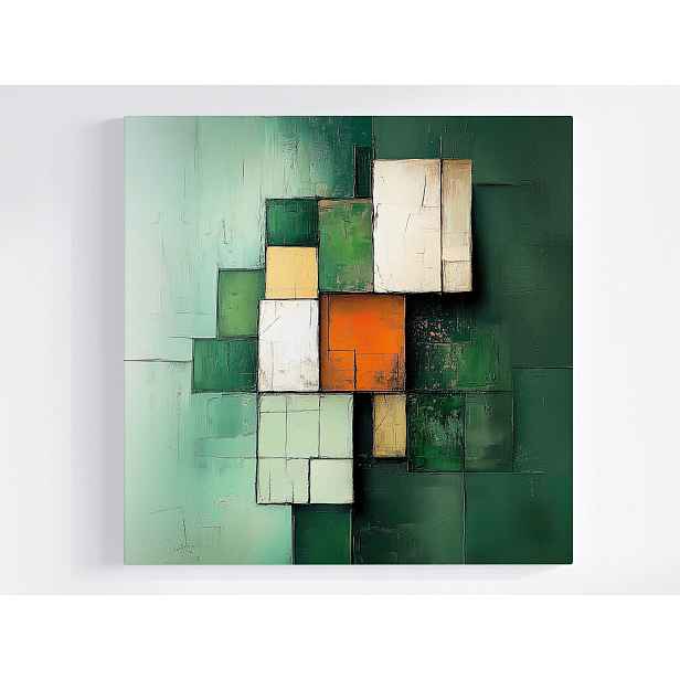 Obraz Na Plátně Canvas Abstrakce 3D Struktura Geometrie Textura 50x50
