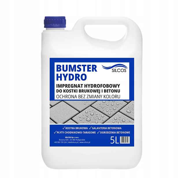 Silcos Bumster Hydro 5 L Hydrofobní Přípravek Na Kámen A Dlažební Kostky
