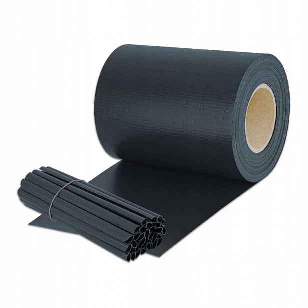 Stínící panelové pásy 19 cm x 35 m antracitová, sada 20 klipů odolná vůči Uv záření