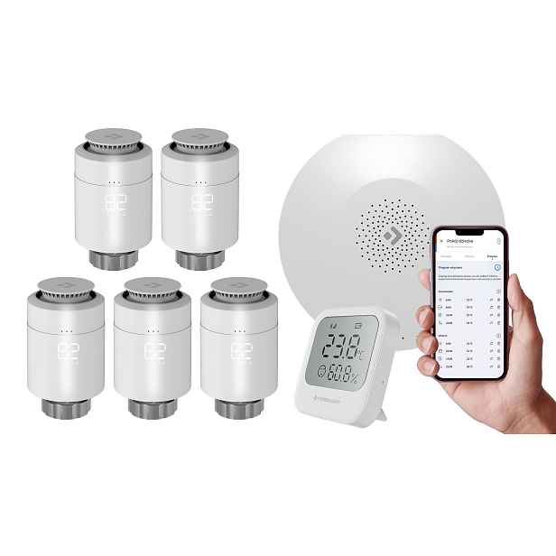 5 x Termostatická kartuše Ferguson senzor ústředna Smart Home