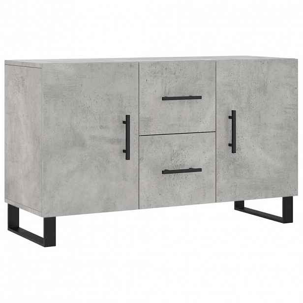 vidaXL Příborník betonově šedý 100 x 36 x 60 cm kompozitní dřevo