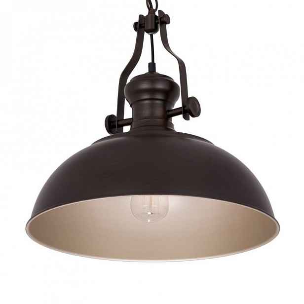 Lampa Pendant Rosalia Hnědá Kovová 120 cm Industriální E27 Kabinet Italux