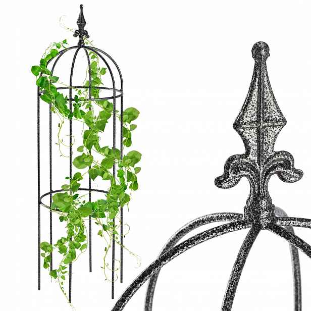 Pergola Zahradní Podpěra Na Květiny Rostlin Kovová Květiny Terasová 100 cm