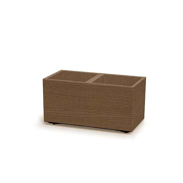Prosperplast Květináč MADEIRA EKO přírodně hnědý, varianta 57,7 cm