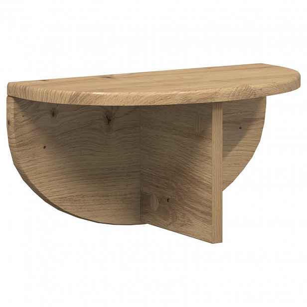 vidaXL Nástěnná polička Nástěnná montáž Artisanový dub 38 x 19 x 19 cm