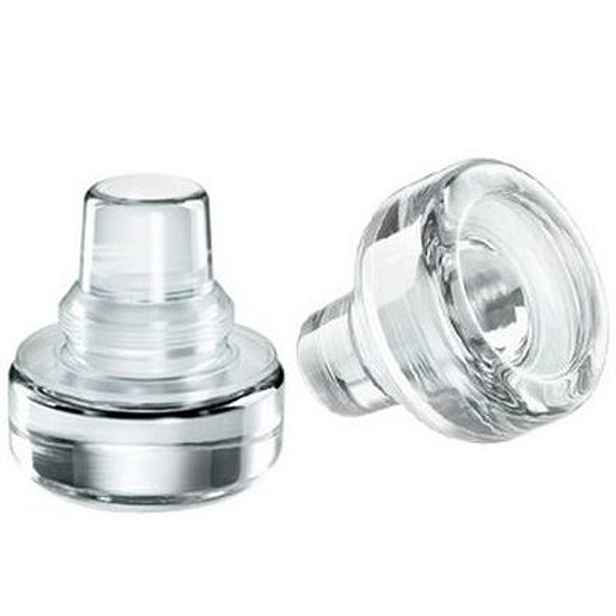 zátka 0,5l láhve VINOLOK d17,5mm čiré sklo/silikon