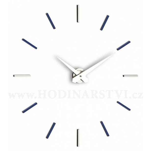 Designové nástěnné hodiny I200MBL blue IncantesimoDesign 90-100cm