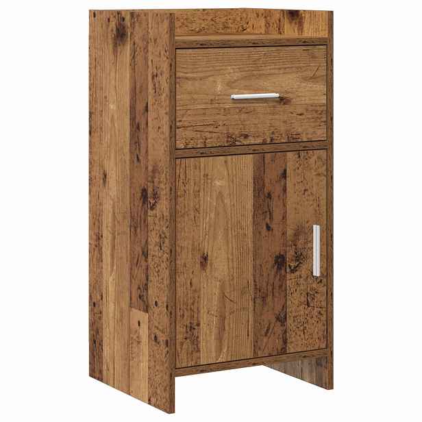 vidaXL Servírovací skříň Staré dřevo 40 x 36 x 80 cm Kompozitní dřevo