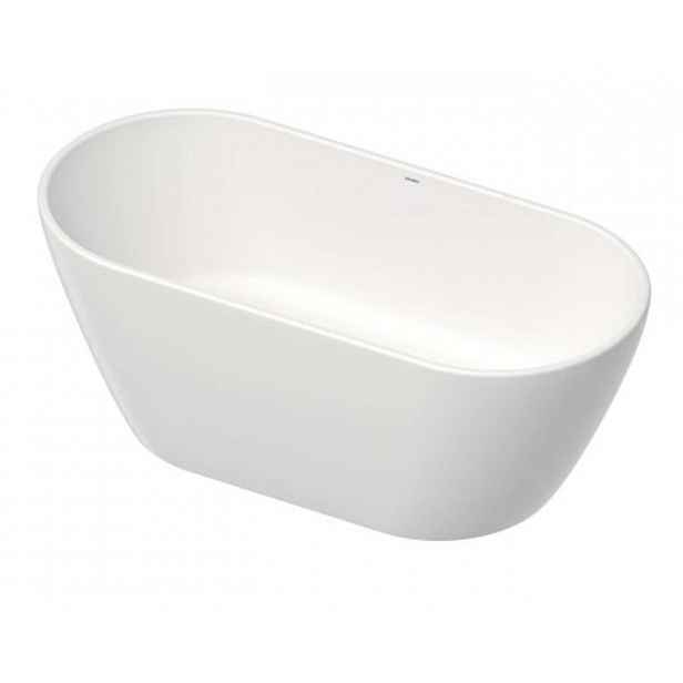Duravit D-Neo - Volně stojící vana, 160x75 cm, bez přepadu, DuraSolid, ClickClack, bílá 700486000000000