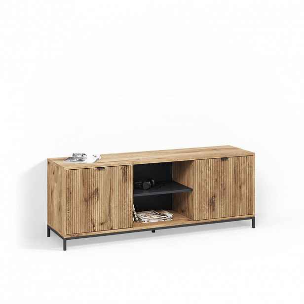 Livinity® LOWBOARD Aterno Dub Viking 150 x 60 cm se 2 dveřmi