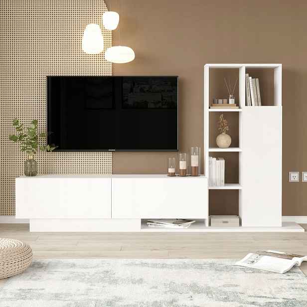 Tv stěna Houseland Blaze bílá