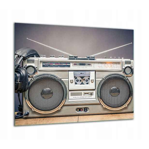 7v1 Skleněná Ochranná Deska Na Sporák 60x52 Rádio
