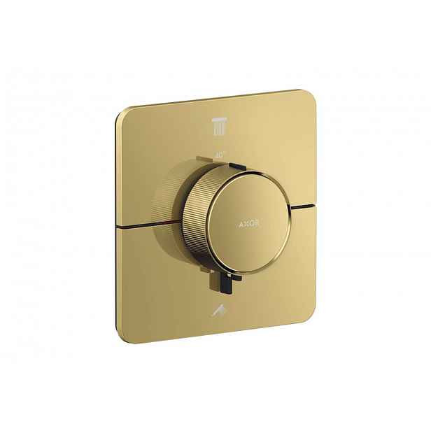 Axor ShowerSelect ID - Termostatická baterie pod omítku, pro 2 spotřebiče, leštěný vzhled zlata 36754990