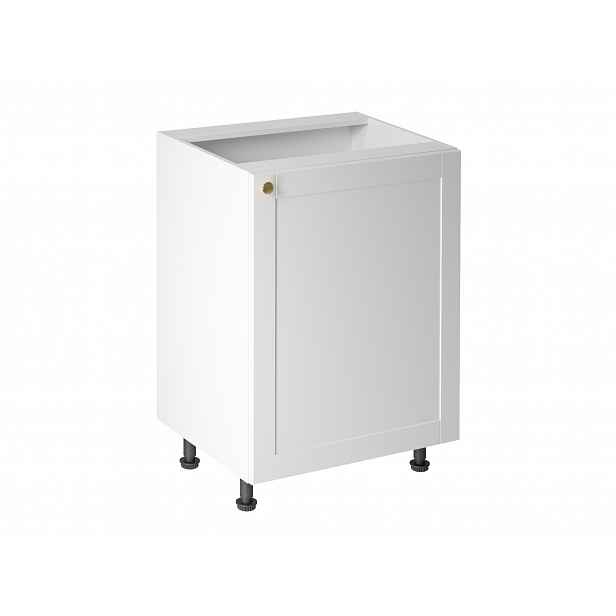 Dolní jednodveřová skříňka LUMEA - šířka 60 cm, bílá