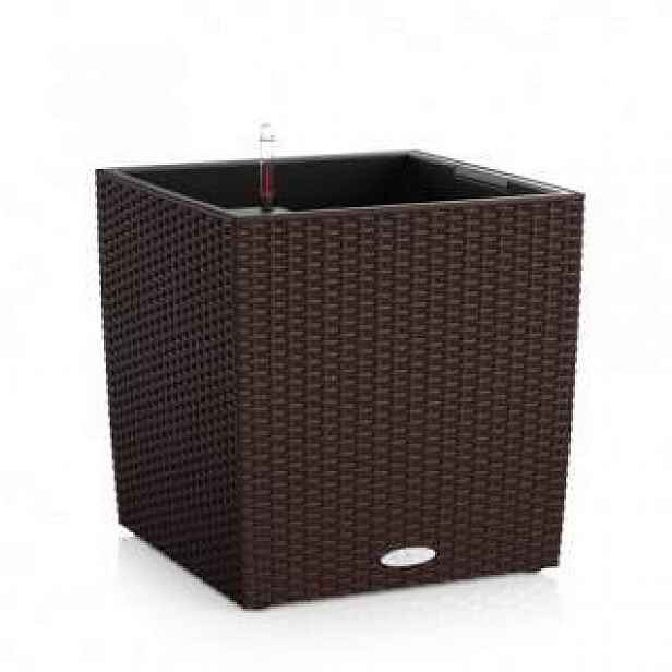 Květináč TREND CUBE Cottage komplet set moka 50cm