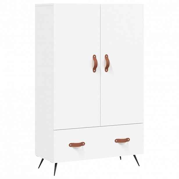vidaXL Skříň highboard bílá 69,5 x 31 x 115 cm kompozitní dřevo