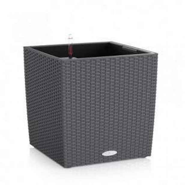 Květináč TREND CUBE Cottage komplet set antracit 30cm