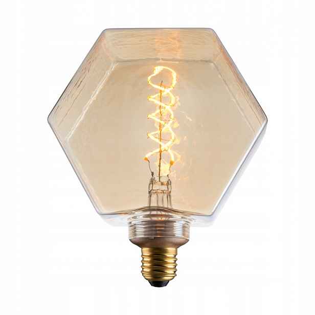 Led žárovka se spirálou velká ozdobná Led Edison E27 4W 1800K 260lm Polux