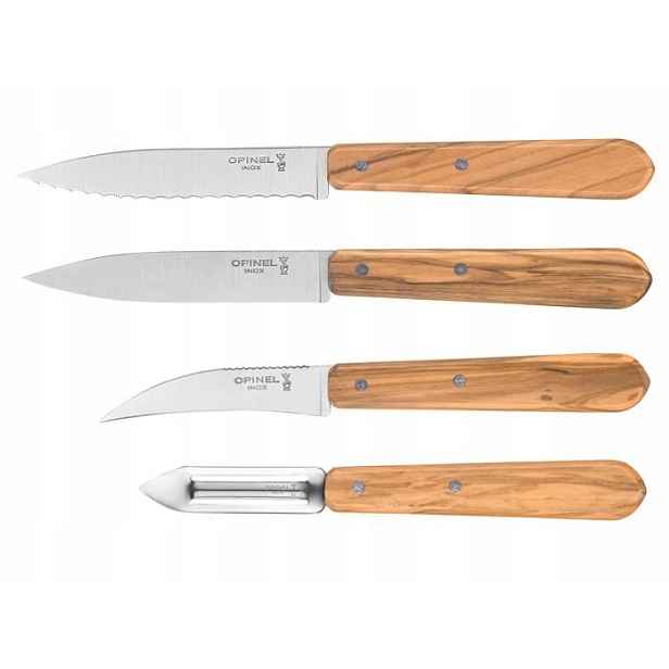 Opinel Essentials Olivewood Box Set