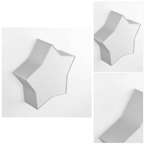 Stropní svítidlo šedá Star v pracovně s elegancí Tk Lighting