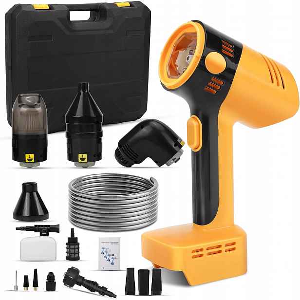 Tlaková myčka 4v1 kompatibilní s akumulátorem 18 V 200 W 23000 ot/min