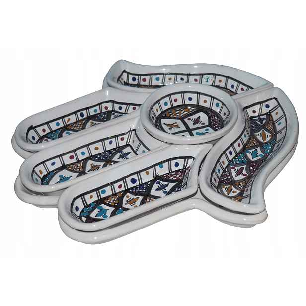 Meze Set pro Mezze Meze Fatima Maroko Tunisko Hamsa