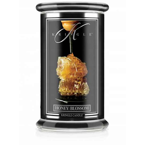 Honey Blossom – Kringle Candle – velká svíčka se dvěma knoty (624 g)