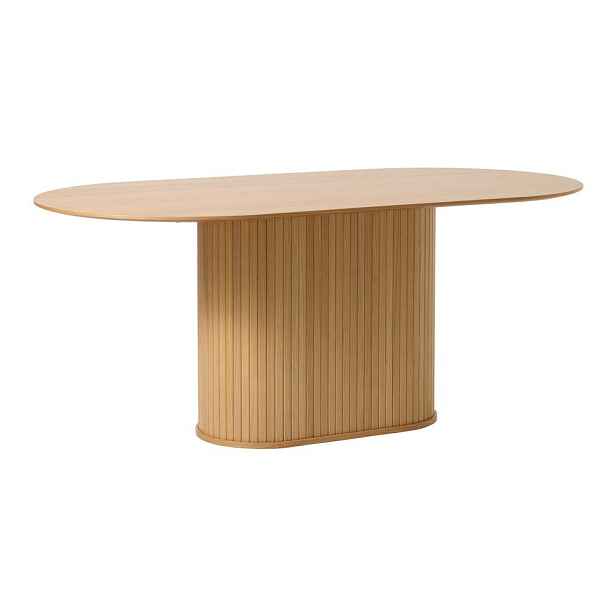 Jídelní stůl s deskou v dubovém dekoru 95x180 cm Nola – Unique Furniture