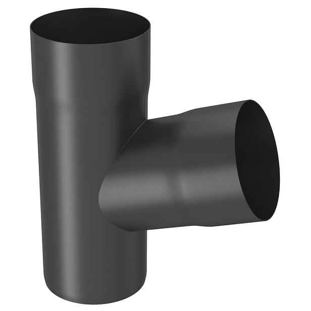 Odbočka svodu boční DEKRAIN ROBUST 100/100 RAL 9005 černá