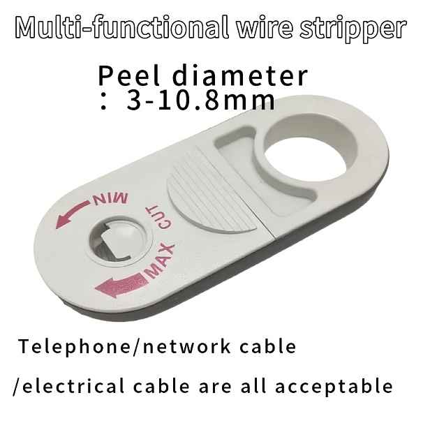 TEMU Nůž na řezání a odstraňování izolace kroužků, Ethernetový kabel, Telefonní kabel, Kroucený pár, Kleště na odstraňování izolace koaxiálního
