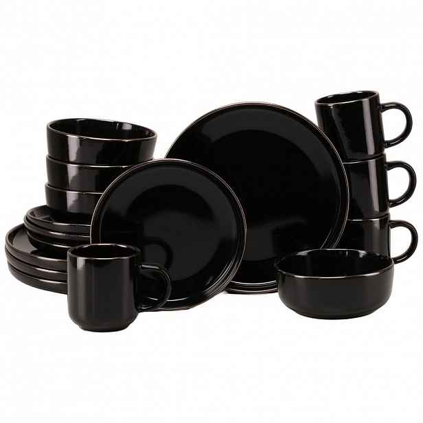 Creatable KOMBINOVANÁ SOUPRAVA Nordic Festive Schwarz 16dílné