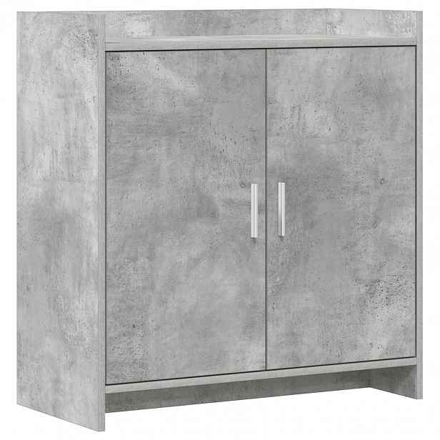 vidaXL Servírovací skříň Betonově šedá 72 x 36 x 80 cm