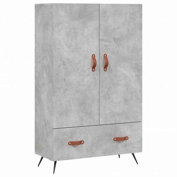 vidaXL Skříň highboard betonově šedá 69,5x31x115 cm kompozitní dřevo