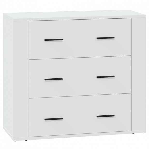 vidaXL Příborník bílý 80 x 33 x 70 cm kompozitní dřevo