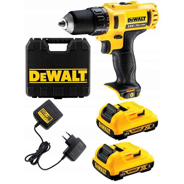 aku šroubovák DeWalt DCD710D2 10,8V 2-bateriový 2,0Ah kufr