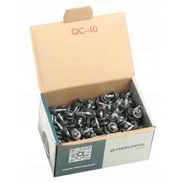 Farmářský Šroub Panhead 4,8 x 20 mm Ral 7016 250 ks Samovrtací Antracit