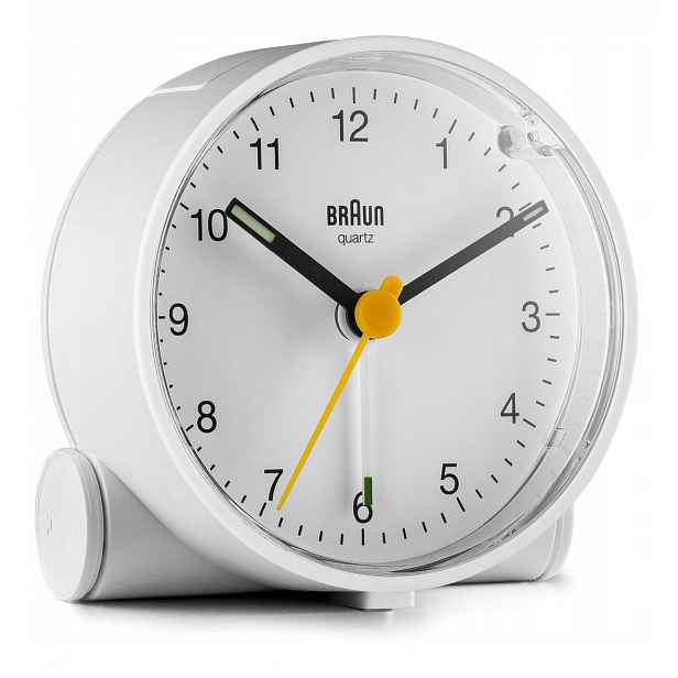 Klasický Budík Braun BC01W Alarm Odložení Podsvícení