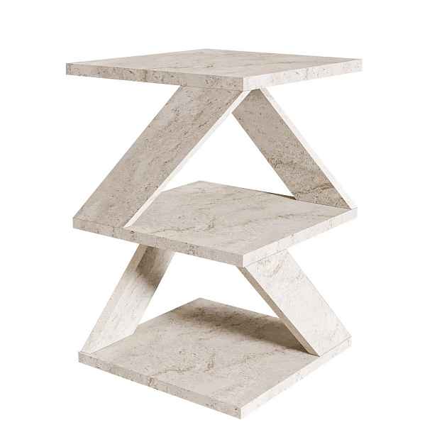 Odkládací stolek Albeni Travertine