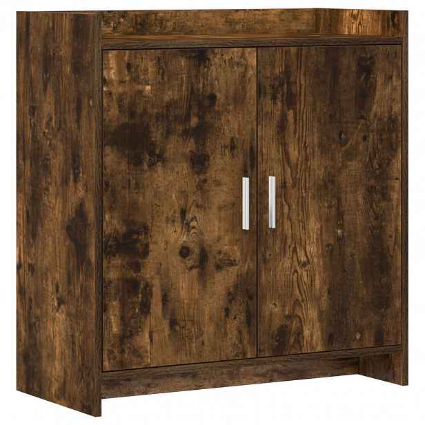 vidaXL Servírovací skříň Kouřový dub 72 x 36 x 80 cm Kompozitní dřevo