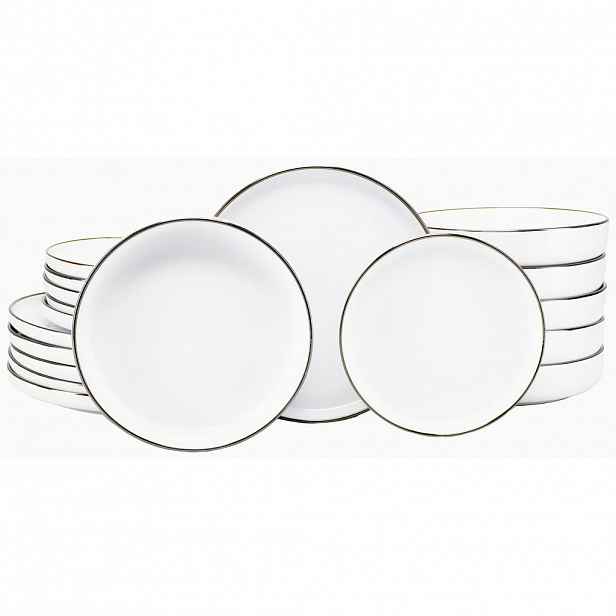 Creatable JÍDELNÍ SOUPRAVA Nordic Festive Weiss 18dílné